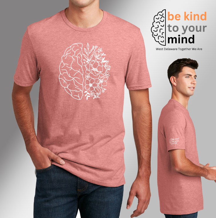 Floral Brain Tee - WD Together We Are
