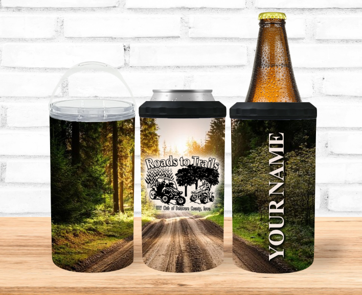 Roads to Trails - 4-in-1 Stainless Can Cooler