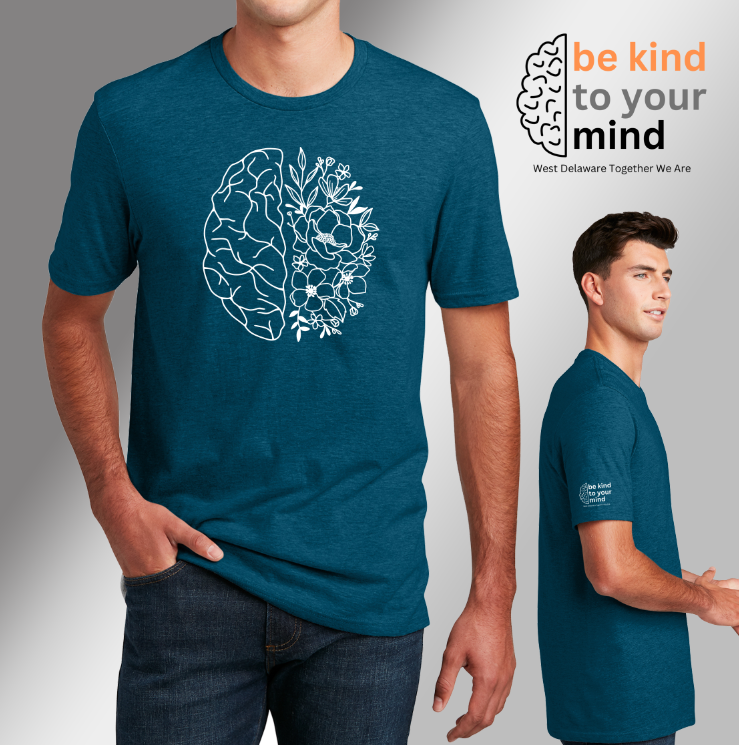 Floral Brain Tee - WD Together We Are