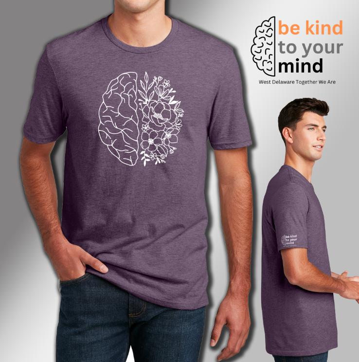 Floral Brain Tee - WD Together We Are