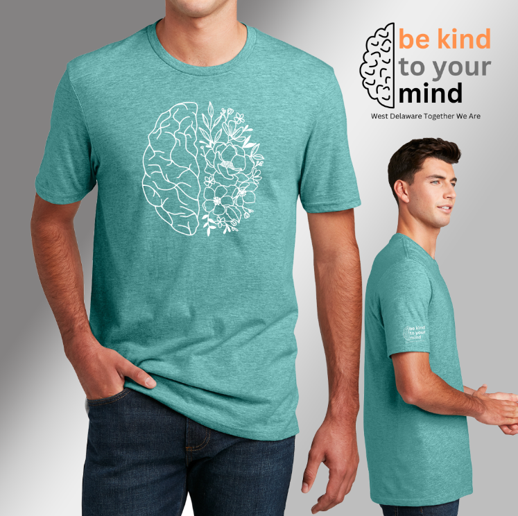Floral Brain Tee - WD Together We Are