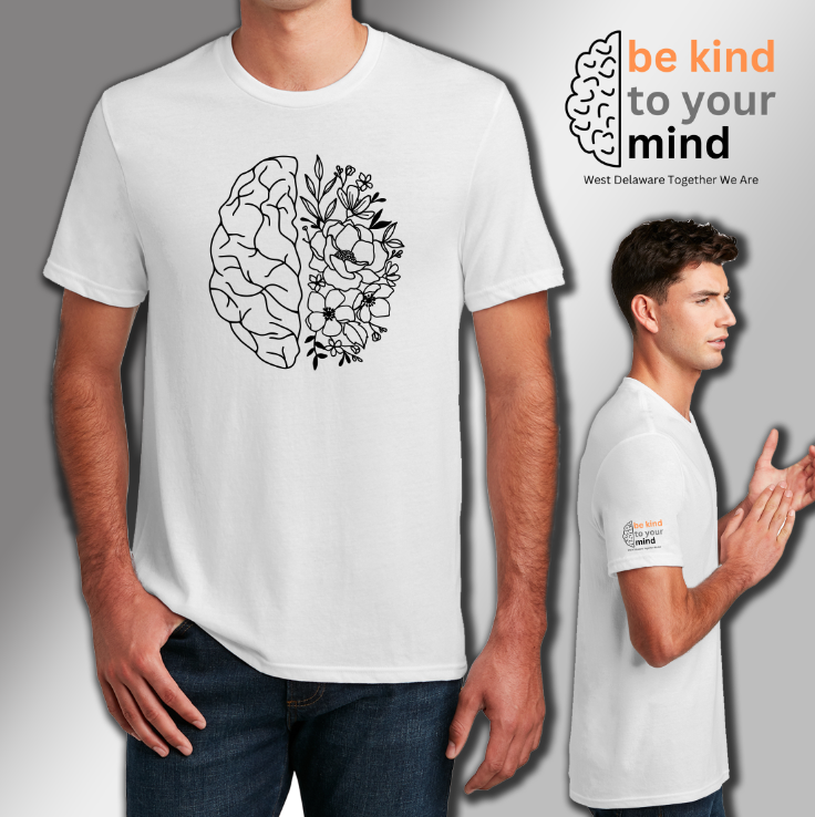 Floral Brain Tee - WD Together We Are
