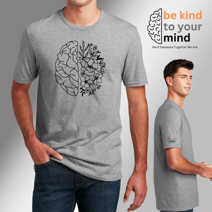 Floral Brain Tee - WD Together We Are