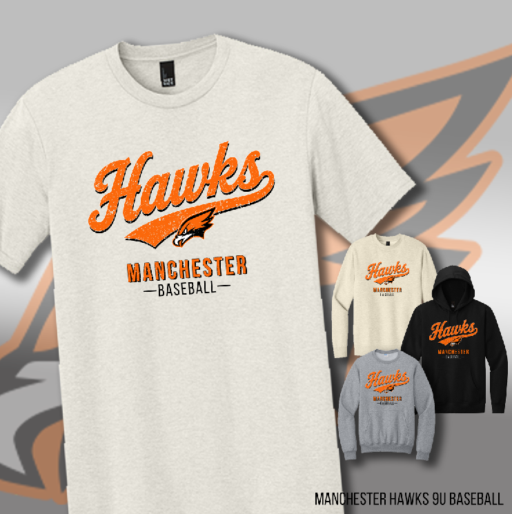 Manchester Hawks Baseball Apparel - 3