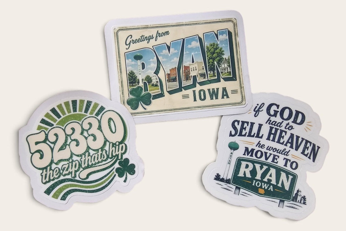 Ryan Iowa Sticker