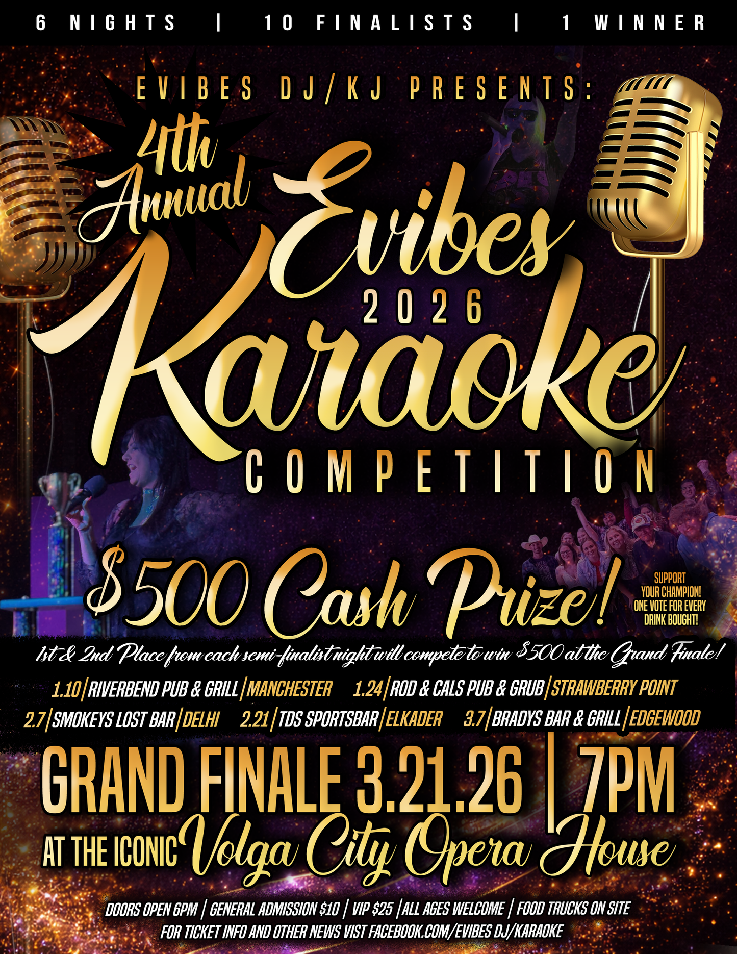*2026 Ticket* Evibes 4th Annual Karaoke Competition