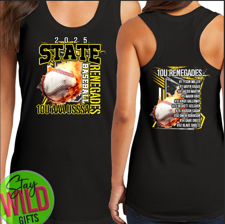 Renegades State Playoff Tees