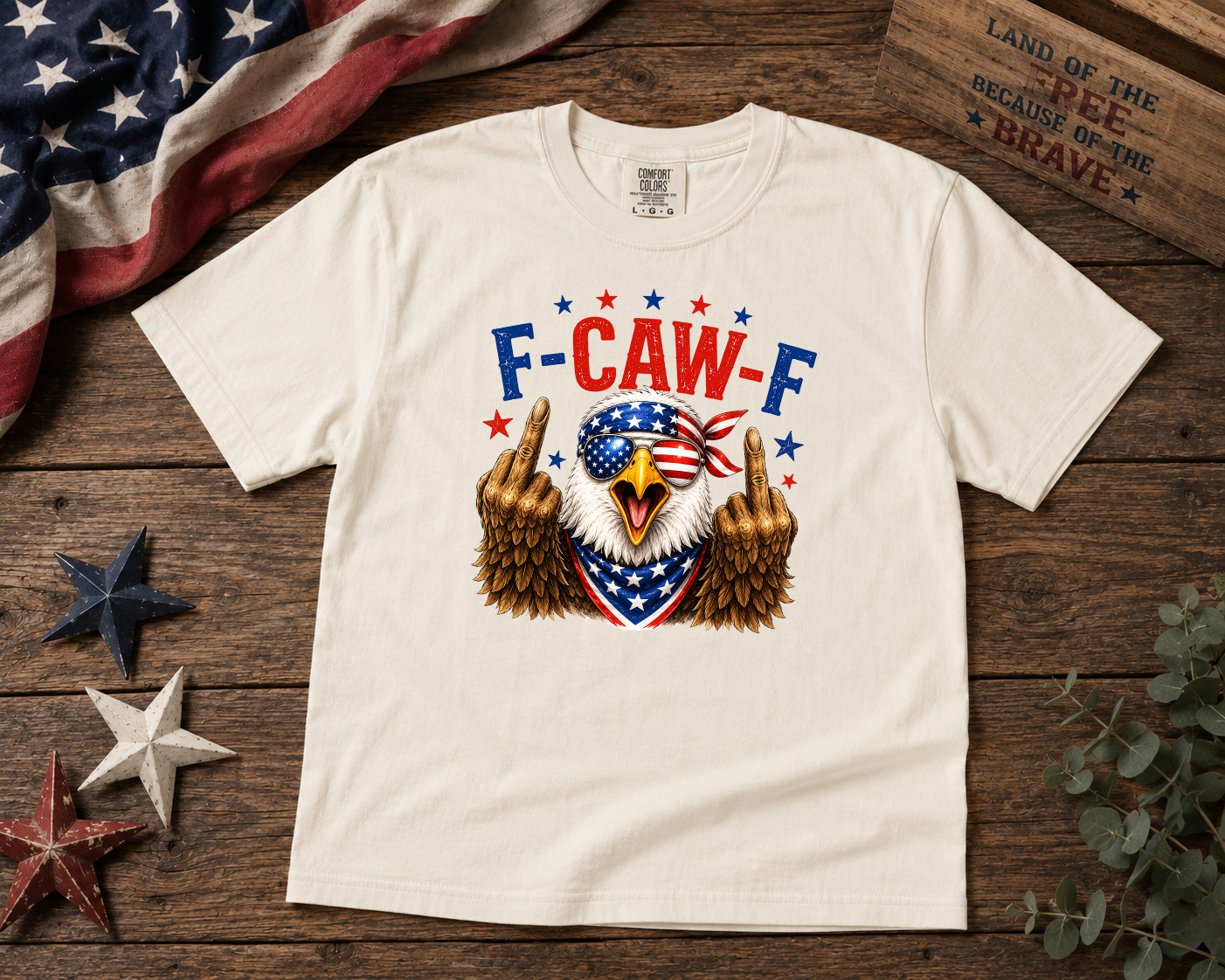 F-Caw-F American Eagle Graphic Tee