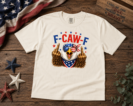 F-Caw-F American Eagle Graphic Tee