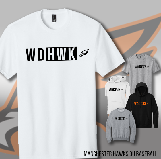Manchester Hawks Baseball Apparel - 2