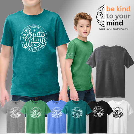 YOUTH Brain Health Matters Tee- WD Together We Are